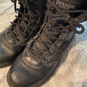 Brazos Work Tactical Boots Sz 10 Slip Resistant